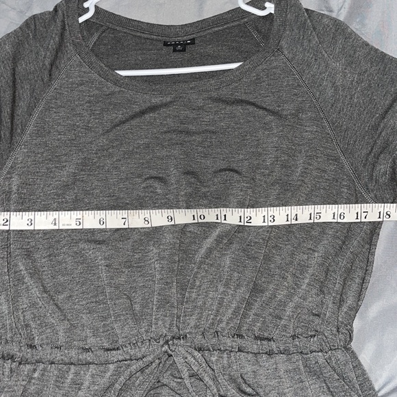 Torrid plus size grey and blue Ombre sweatshirt dress. Size 0 - Picture 13 of 14